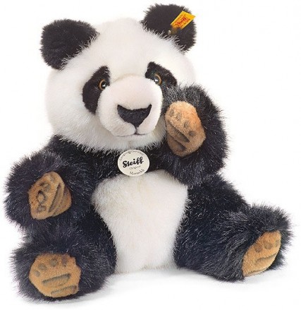 Retired Steiff Bears - MANSCHLI PANDA 25CM