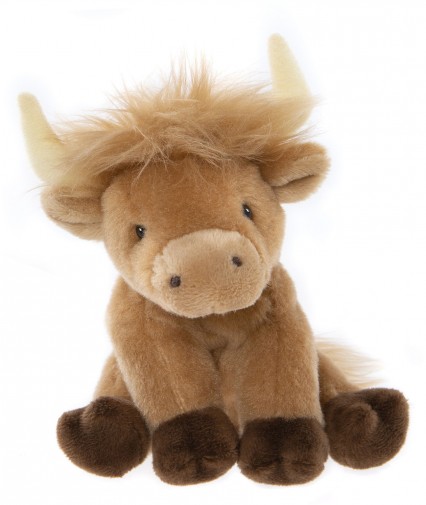In Stock Now - CUDDLE CUB HIGHLAND COW 13CM