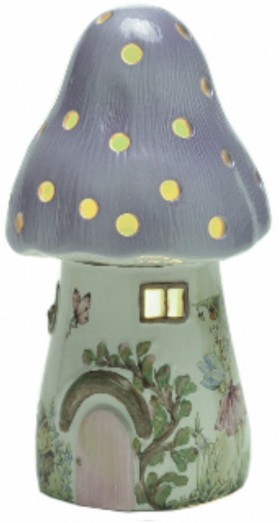 Retired Bears and Animals - DEWDROP TOADSTOOL NIGHT LIGHT LILAC