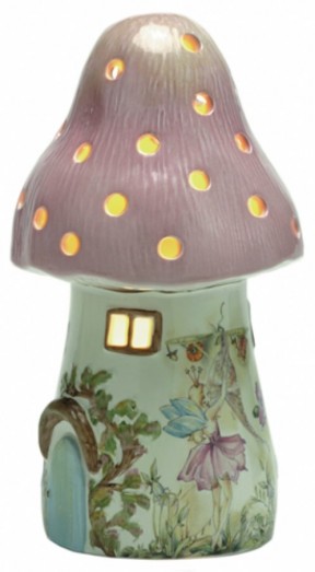 Retired Bears and Animals - DEWDROP TOADSTOOL NIGHT LIGHT PINK