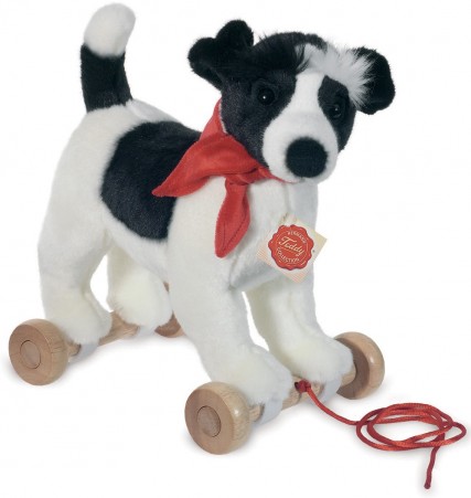 Retired Bears and Animals - JACK RUSSELL ON WHEELS 20CM