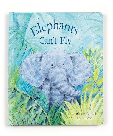 Retired Jellycat at Corfe Bears - BOOK - ELEPHANTS CAN'T FLY