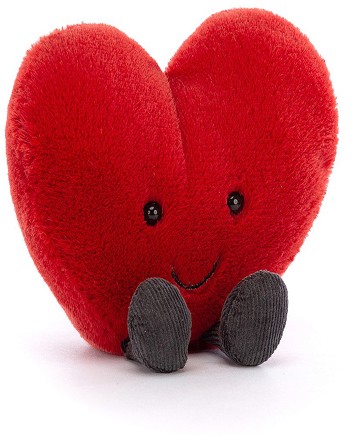 Retired Jellycat at Corfe Bears - AMUSEABLE RED HEART SMALL 11CM