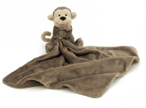 Jellycat Animals - BASHFUL MONKEY SOOTHER 33CM
