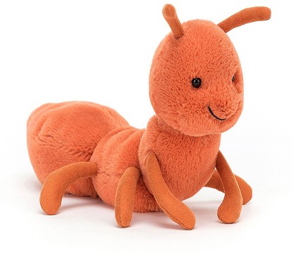 Retired Jellycat at Corfe Bears - WRIGGIDIG ANT 15CM