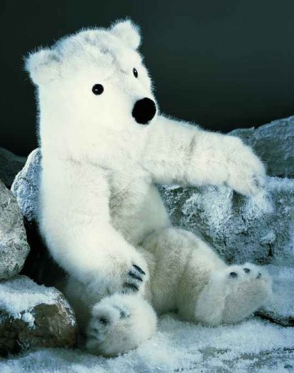 Kosen Wild Animals - POLAR BEAR SLOUCHING 52CM