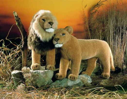 Retired Kosen Animals - LIONESS 48CM