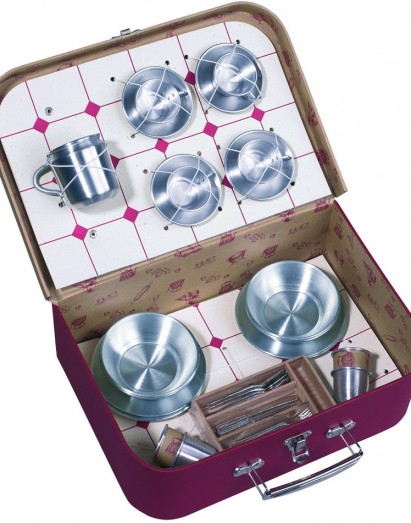Retired Bears and Animals - STAINLESS STEEL SUPPER SET