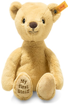 Steiff Plush Teddies (Age 0+) - MY FIRST STEIFF TEDDY BEAR GOLDEN BLOND 26CM