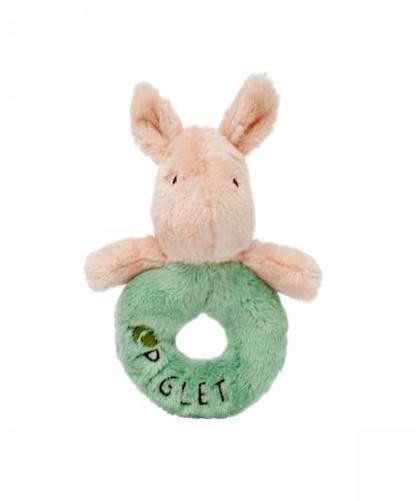 Retired Other - DISNEY CLASSIC PIGLET RING RATTLE 12CM