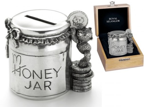 Retired Bears and Animals - HONEY JAR MONEY BOX 8CM