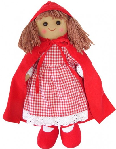 Retired Bears and Animals - RED RIDING HOOD RAG DOLL 40CM