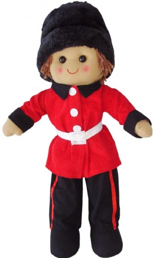 Retired Bears and Animals - SOLDIER RAG DOLL 40CM