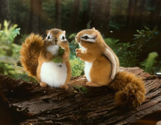 Retired Kosen Animals - SIBERIAN CHIPMUNK <BR> 14CM