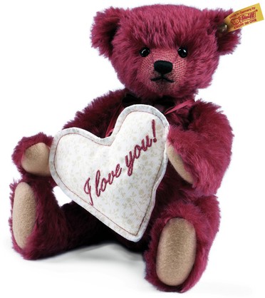 Retired Steiff Bears - FLORIAN, THE LOVE MESSENGER TEDDY BEAR 27CM