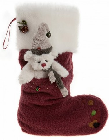 Retired At Corfe Bears - STOCKING BERRY RED 12"