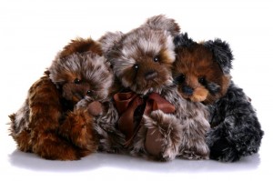 Heath, Aaron and Harris Charlie Bears