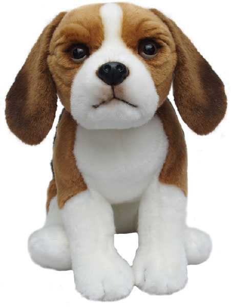Faithful Friends Basset Hound Sitting Soft Toy Dog 6½" 