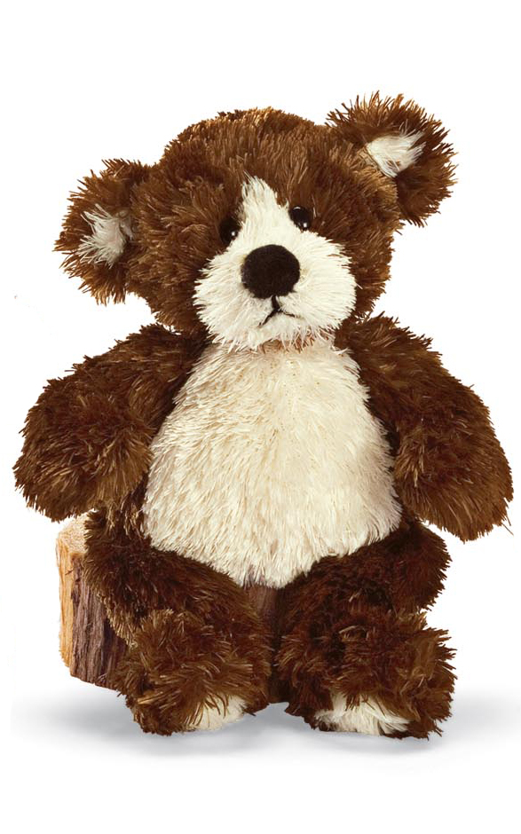 white and brown teddy
