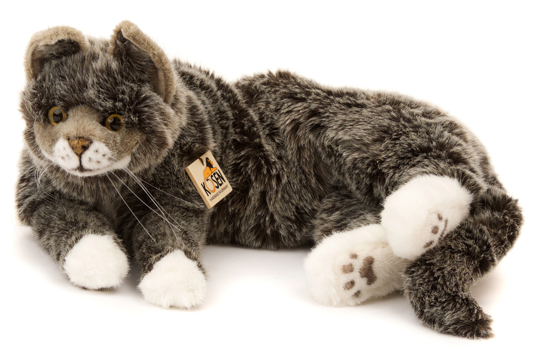 grey cat teddy
