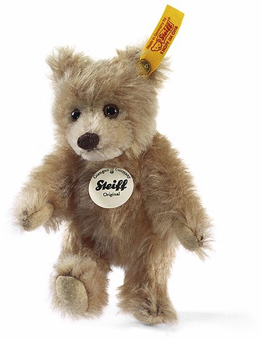 Retired Steiff Bears - CLASSIC TEDDY BEAR CARAMEL 12CM