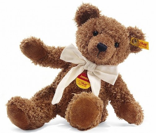 Retired Steiff Bears - TEDDY BEAR JAMES 18CM