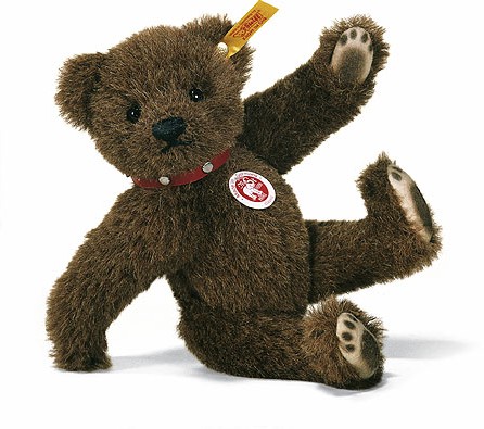 Retired Steiff Bears - ALPACA CLASSIC TEDDY BEAR BROWN 18CM