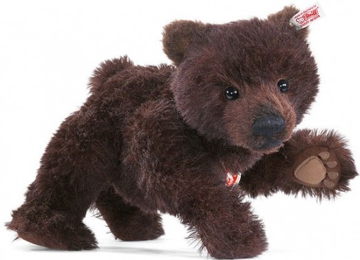 Retired Steiff Bears - ROCKY GRIZZLY BEAR CUB 38CM