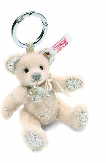 Retired Steiff Bears - CRYSTAL TEDDY BEAR BAG PENDANT 11CM