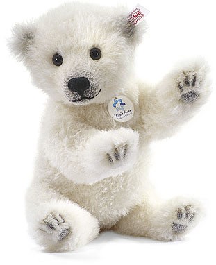 Retired Steiff Bears - FLOCKE ALPACA POLAR BEAR MASTERPIECE 30CM