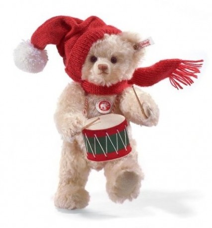 Retired Steiff Bears - LITTLE DRUMMER BOY MUSICAL 30CM