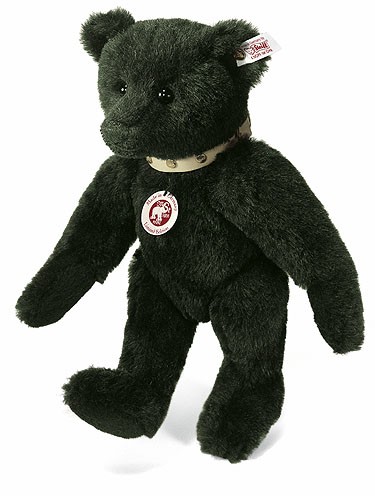 Retired Steiff Bears - ALPACA CLASSIC TEDDY BEAR DARK GREEN 32CM