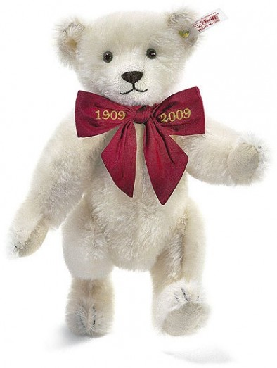 Retired Steiff Bears - MARGARETE'S TEDDY BEAR 28CM WHITE