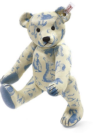 Retired Steiff Bears - CLASSIC "SIGNATURE" BEAR BLUE 30CM