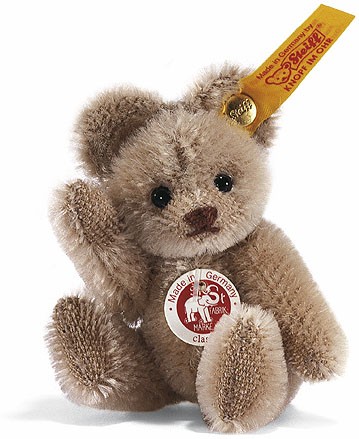 Retired Steiff Bears - MINI TEDDY BEAR CAFE-AU-LAIT 8CM