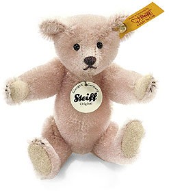 Retired Steiff Bears - CLASSIC TEDDY BEAR 1908 PINK 12CM
