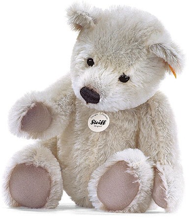 Retired Steiff Bears - CLASSIC TEDDY BEAR WHITE 35CM