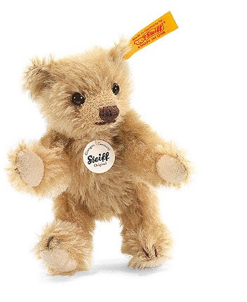 Retired Steiff Bears - MINI TEDDY BEAR BLOND 10CM