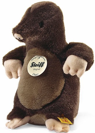 Retired Steiff Bears - DIGGY MOLE 18CM <BR>