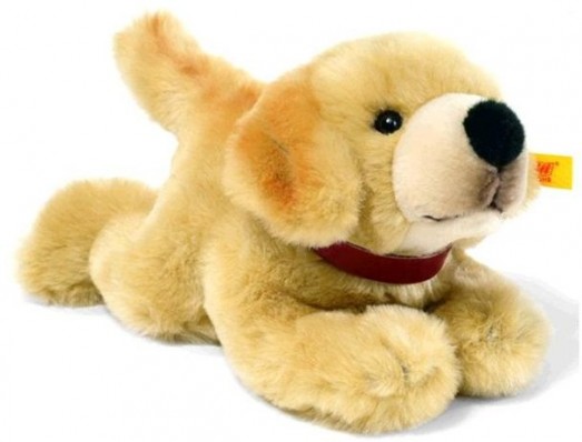 Retired Steiff Bears - GOLDEN RETRIEVER PUPPY 25CM