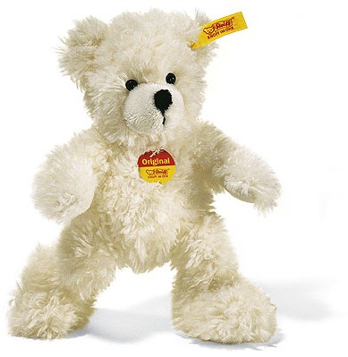 Retired Steiff Bears - LOTTE TEDDY BEAR WHITE 18CM