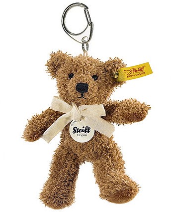 Retired Steiff Bears - KEYRING JAMES TEDDY BEAR BROWN 12CM