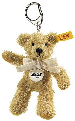 Retired Steiff Bears - KEYRING SOPHIE TEDDY BEAR GOLDEN BROWN 12CM