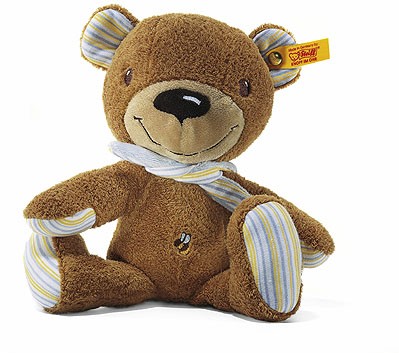 Retired Steiff Bears - BABY BEAR BENNY BROWN 25CM