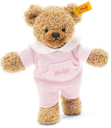 Retired Steiff Bears - SLEEP WELL BEAR PINK 20CM