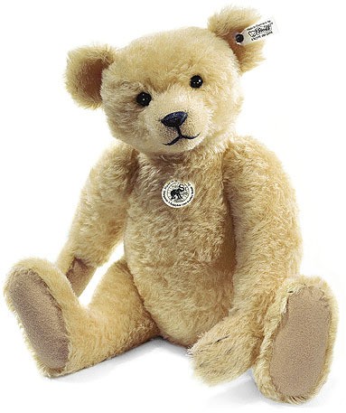 Retired Steiff Bears - MARGARETE'S TEDDY BEAR REPLICA 1909 46CM