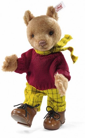 Retired Steiff Bears - ALPACA RUPERT BEAR BROWN 28CM