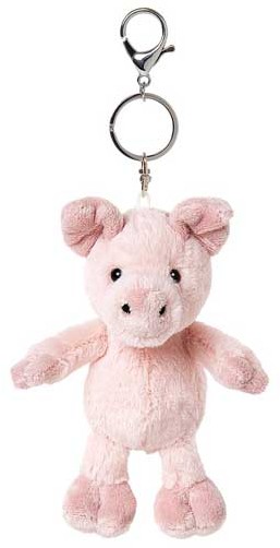 Retired Bears and Animals - PEYTON PIG KEYRING 15CM