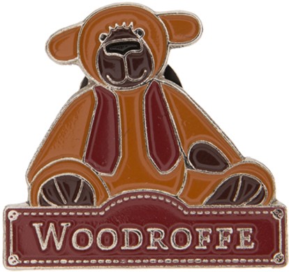 Retired At Corfe Bears - PIN BADGE - WOODROFFE