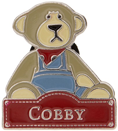 Retired At Corfe Bears - PIN BADGE - COBBY